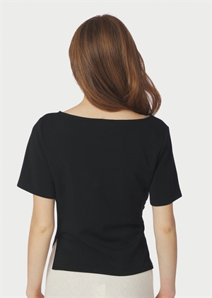 Rasmine soft bluse Sort Neo Noir 